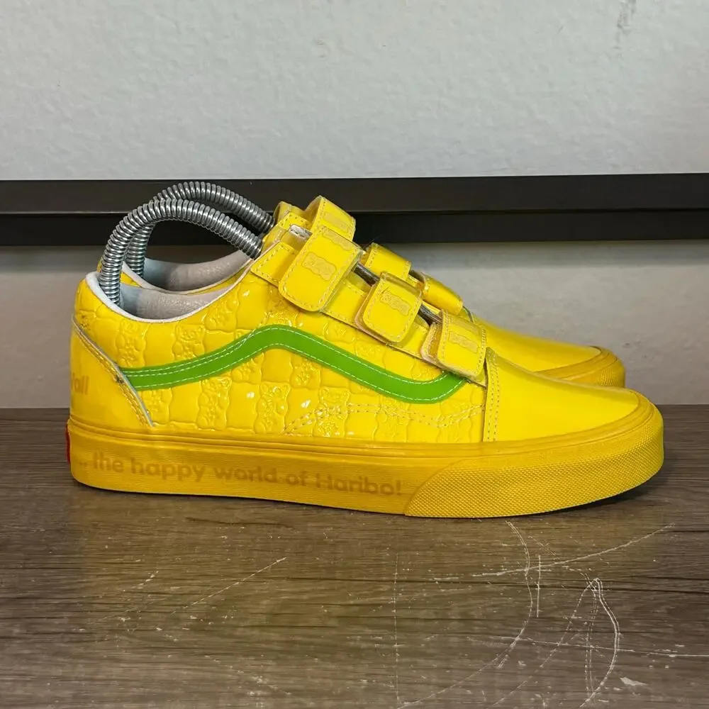 Vans X Haribo Old Skool Women’s Athletic Skate Shoes Sneakers Size 7.5 Yellow